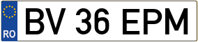 Truck License Plate